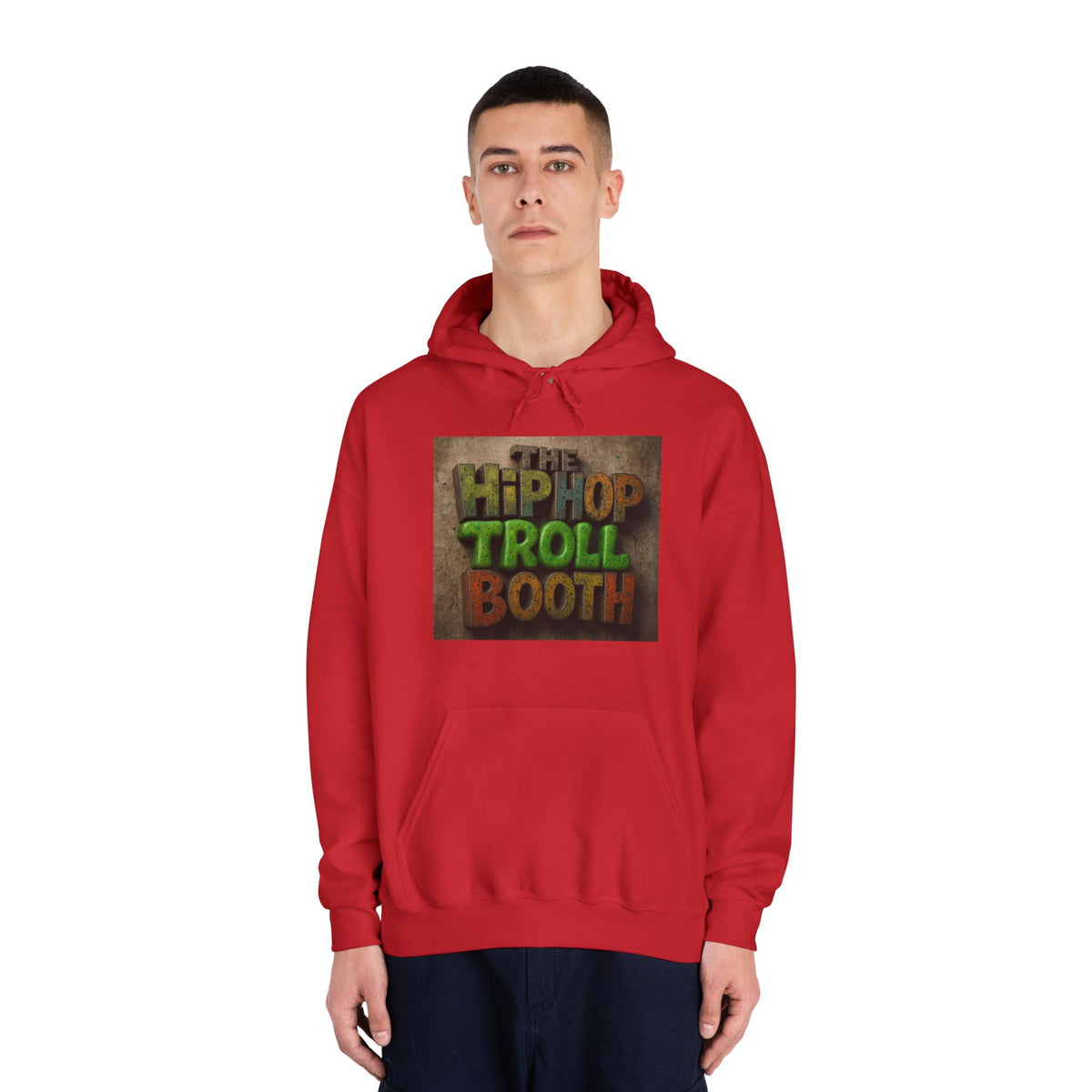 Hip Hop Troll Booth Hoodie, Unisex Streetwear Sweatshirt, Casual Music Lovers Gift, Fun Graphic Hoodie, Festival Outfit, Unique Music [...]