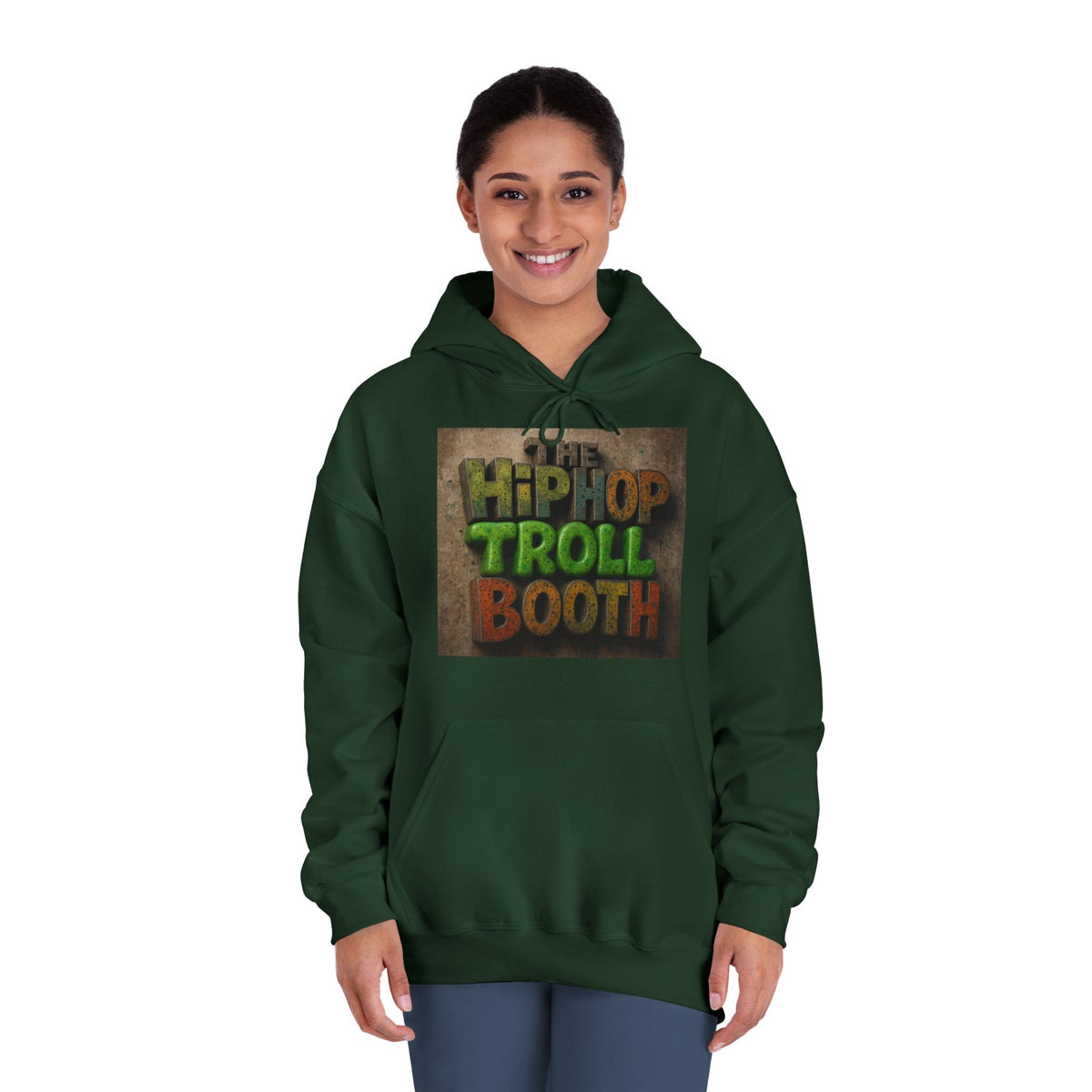 Hip Hop Troll Booth Hoodie, Unisex Streetwear Sweatshirt, Casual Music Lovers Gift, Fun Graphic Hoodie, Festival Outfit, Unique Music [...]