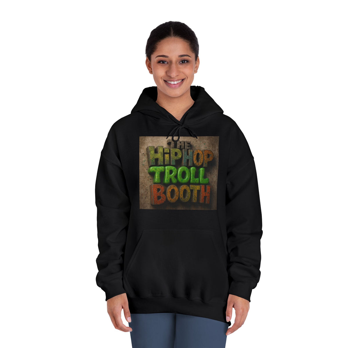 Hip Hop Troll Booth Hoodie, Unisex Streetwear Sweatshirt, Casual Music Lovers Gift, Fun Graphic Hoodie, Festival Outfit, Unique Music [...]
