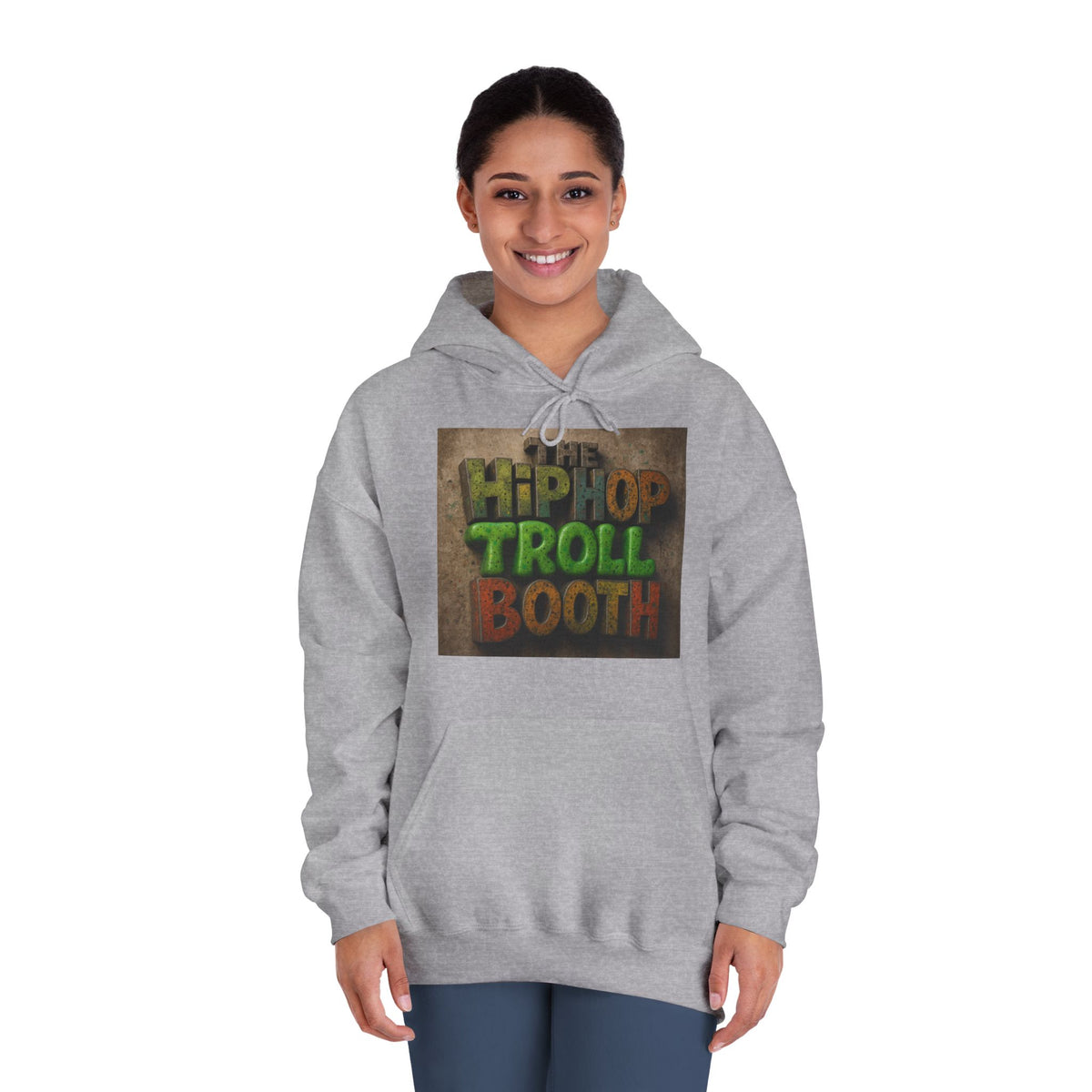 Hip Hop Troll Booth Hoodie, Unisex Streetwear Sweatshirt, Casual Music Lovers Gift, Fun Graphic Hoodie, Festival Outfit, Unique Music [...]