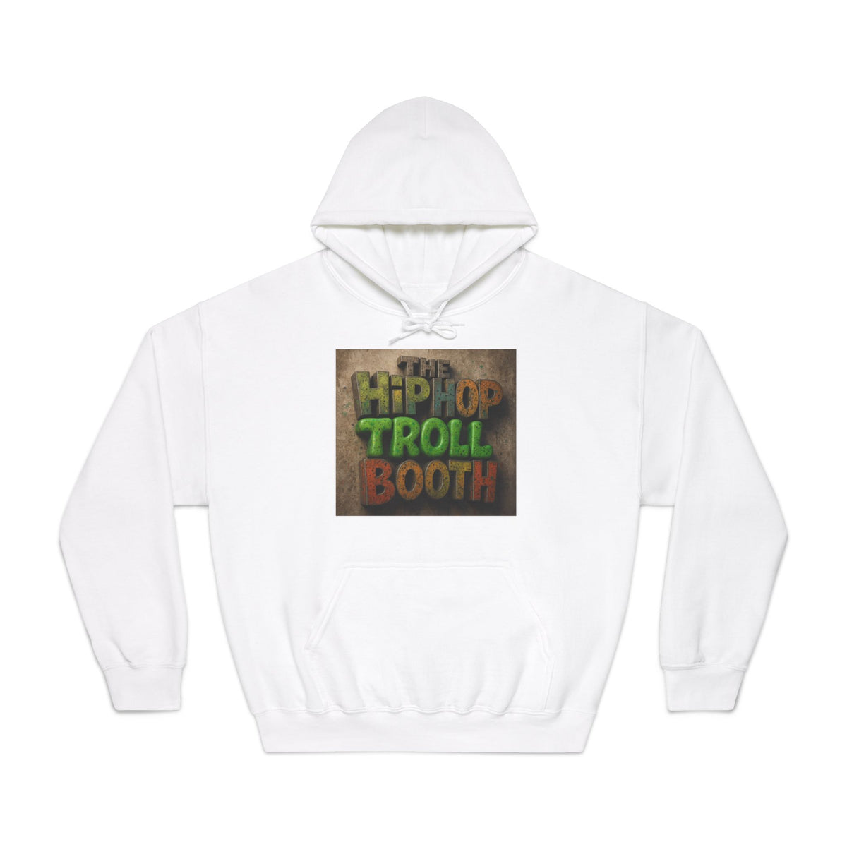 Hip Hop Troll Booth Hoodie, Unisex Streetwear Sweatshirt, Casual Music Lovers Gift, Fun Graphic Hoodie, Festival Outfit, Unique Music [...]