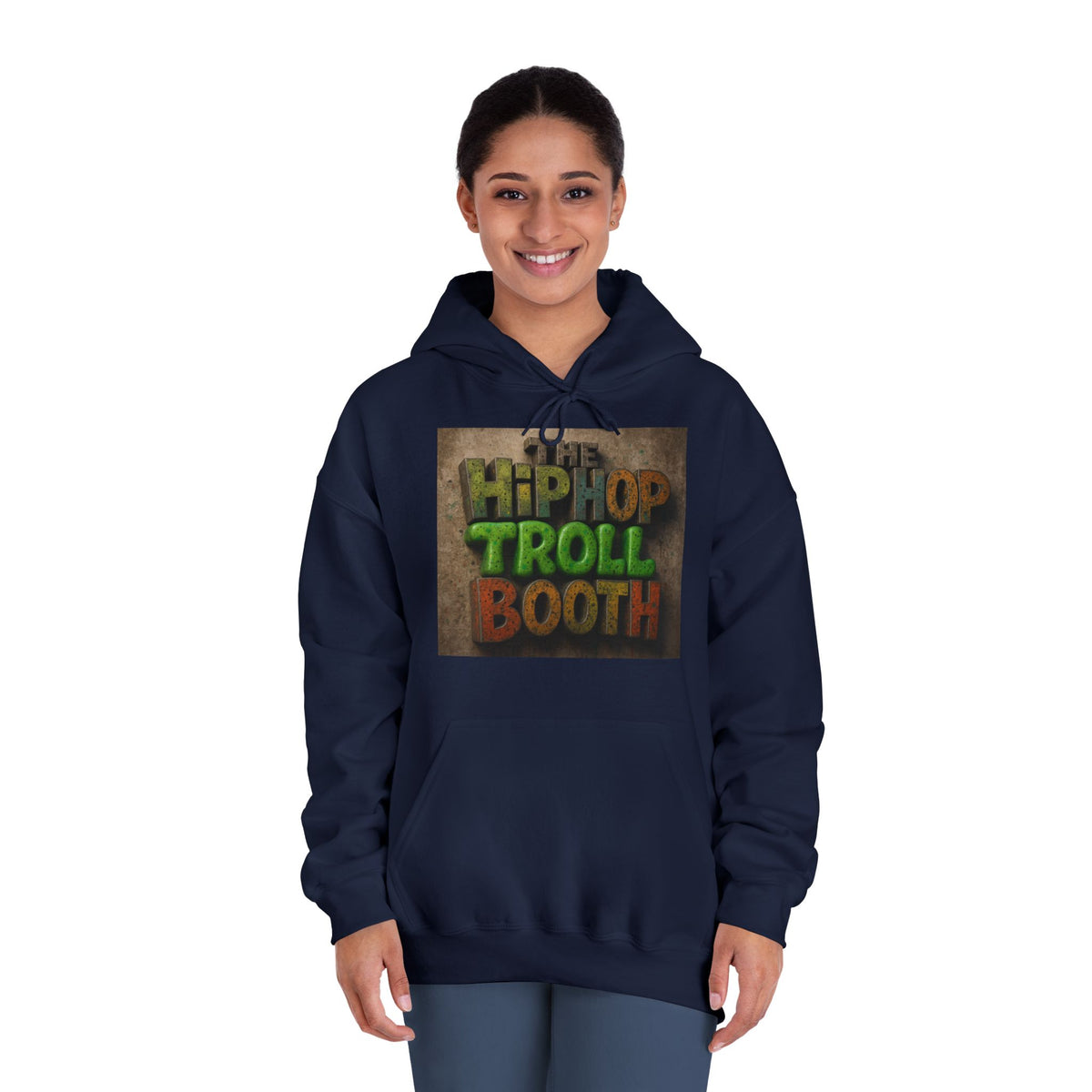 Hip Hop Troll Booth Hoodie, Unisex Streetwear Sweatshirt, Casual Music Lovers Gift, Fun Graphic Hoodie, Festival Outfit, Unique Music [...]