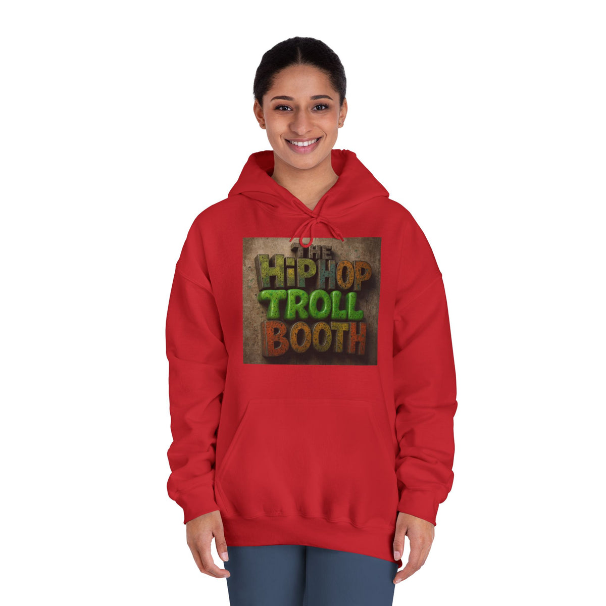 Hip Hop Troll Booth Hoodie, Unisex Streetwear Sweatshirt, Casual Music Lovers Gift, Fun Graphic Hoodie, Festival Outfit, Unique Music [...]