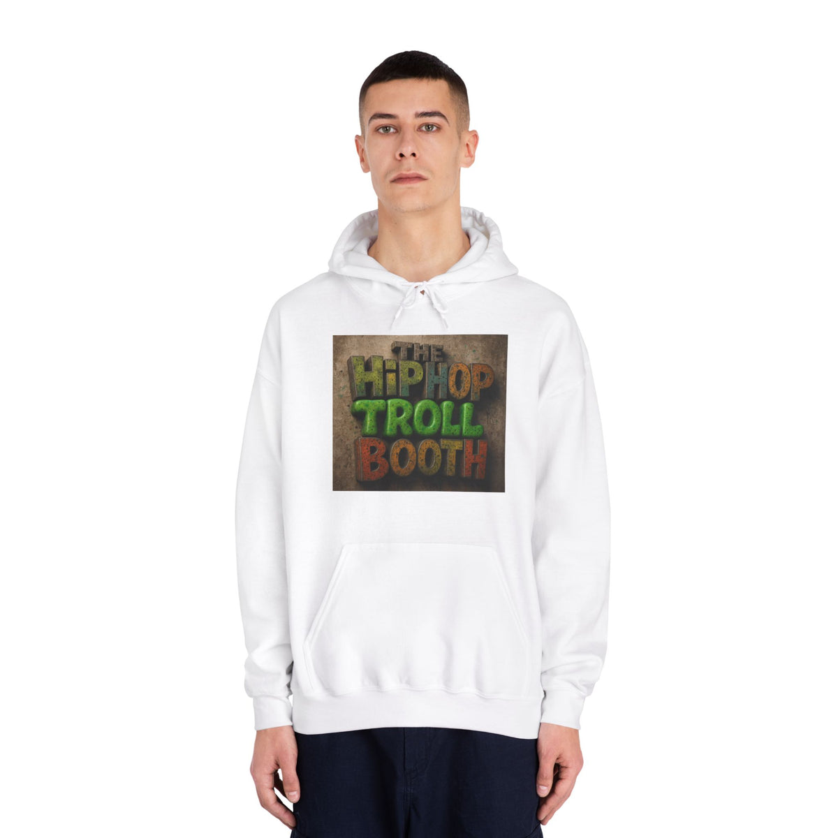 Hip Hop Troll Booth Hoodie, Unisex Streetwear Sweatshirt, Casual Music Lovers Gift, Fun Graphic Hoodie, Festival Outfit, Unique Music [...]