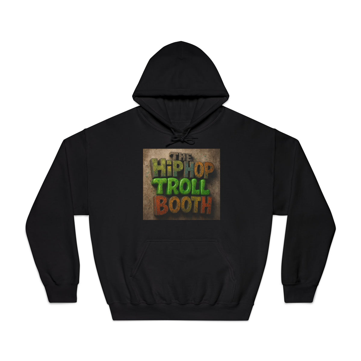 Hip Hop Troll Booth Hoodie, Unisex Streetwear Sweatshirt, Casual Music Lovers Gift, Fun Graphic Hoodie, Festival Outfit, Unique Music [...]