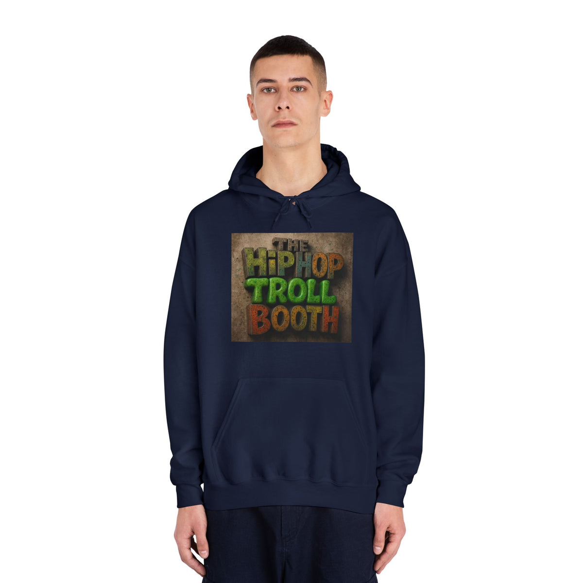 Hip Hop Troll Booth Hoodie, Unisex Streetwear Sweatshirt, Casual Music Lovers Gift, Fun Graphic Hoodie, Festival Outfit, Unique Music [...]
